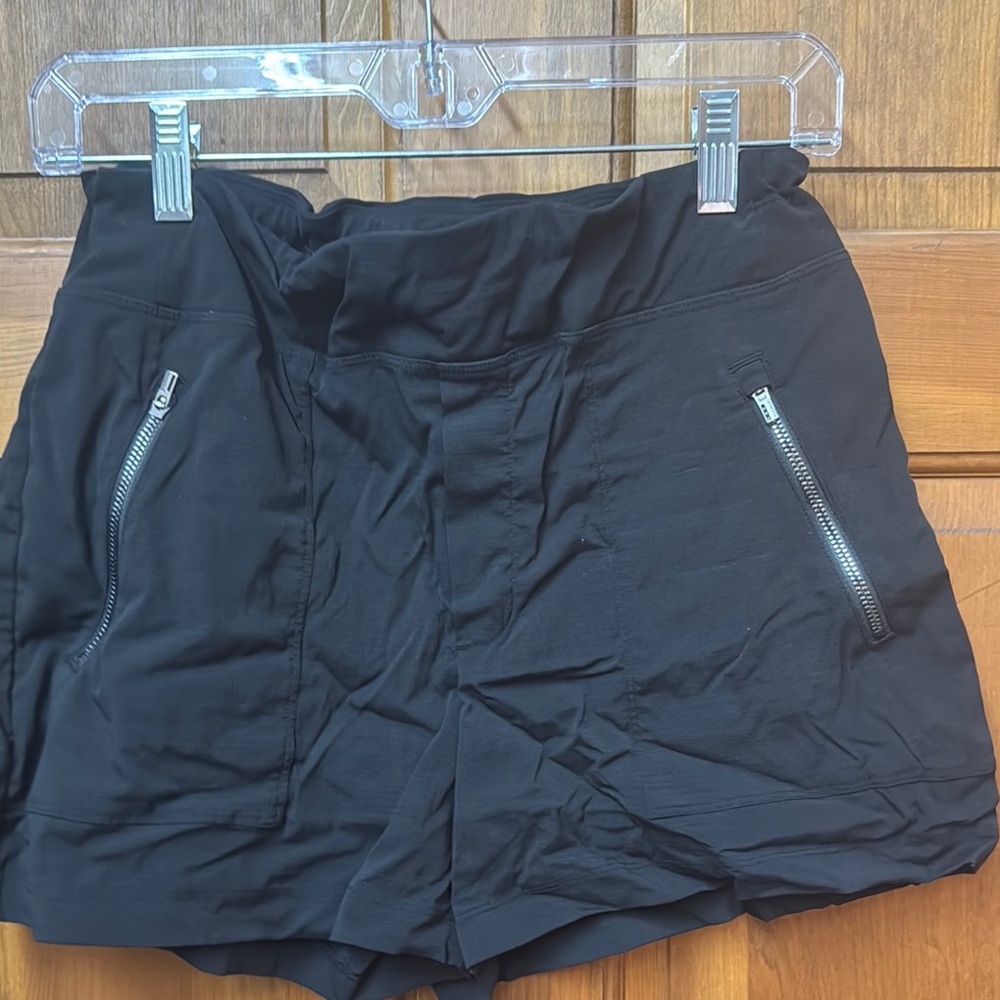 Athleta High Waist Black Women's Shorts